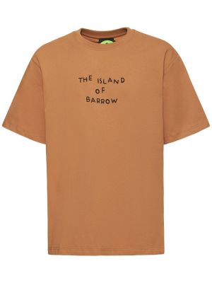 Džerzej bavlnené tričko s potlačou Barrow biela