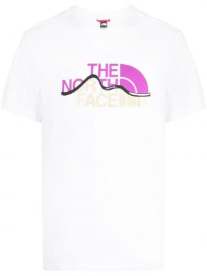 T-shirt i bomull The North Face vit