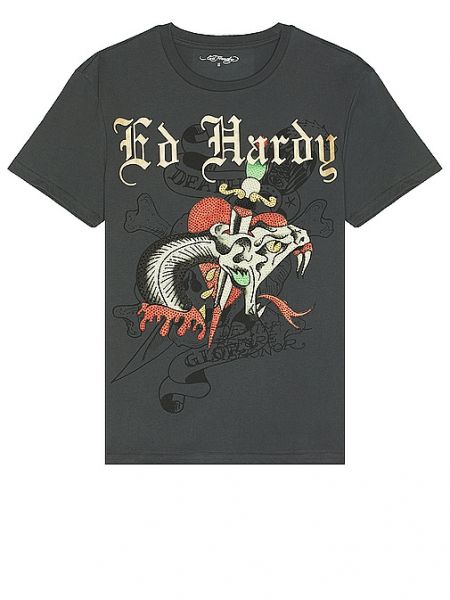 Hemd mit schlangenmuster Ed Hardy