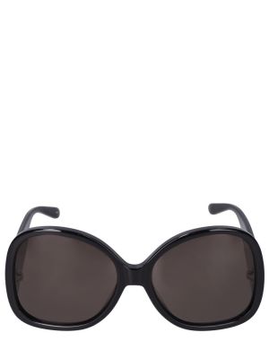 Oversized sončna očala Courreges črna