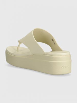 Flip-flop Crocs bézs