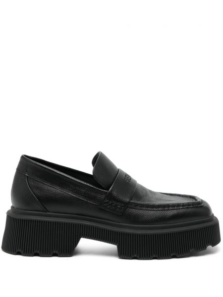 Pantofi loafer din piele Senso negru