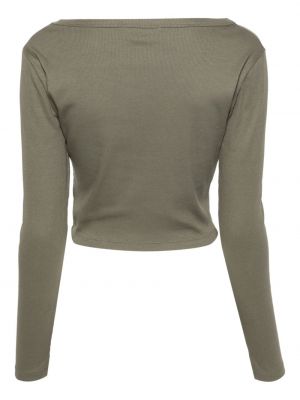 Bluse mit geknöpfter Calvin Klein Jeans grün