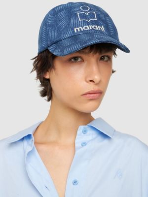 Gorra de algodón Isabel Marant azul