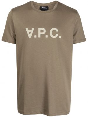 T-shirt A.p.c. grön