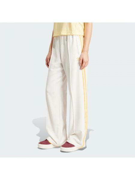Spodnie sportowe z krepy Adidas białe