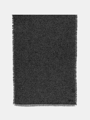 Bufanda con estampado animal print V.fraas negro