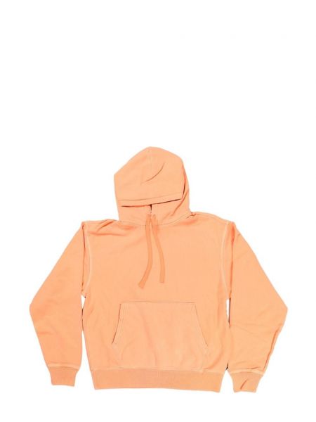 Bomuld hættetrøje Stüssy orange