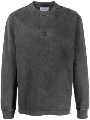 Хлопковый свитшот с вышивкой Han Kjobenhavn, черный