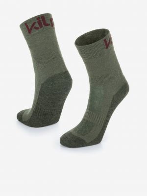 Ponožky z merina Kilpi khaki