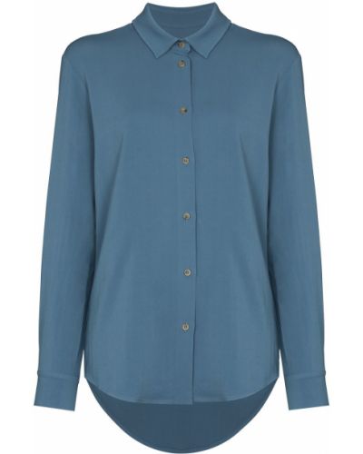 Рубашка Asceno, синяя