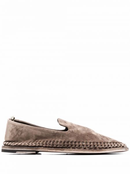 Wildleder espadrille Officine Creative braun