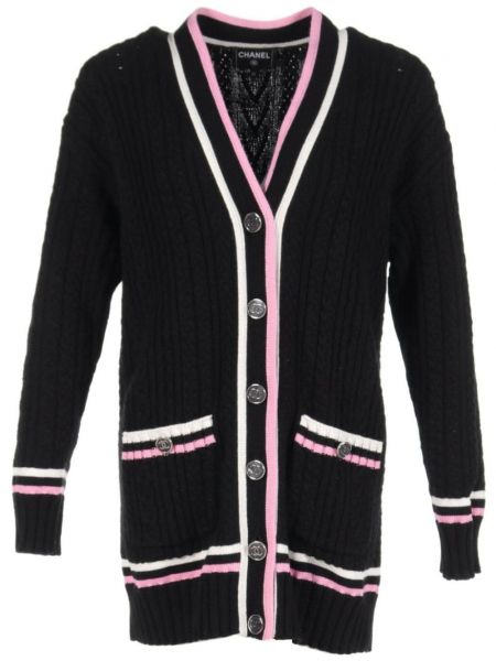 Кашмирен пуловер Chanel Pre-owned черно