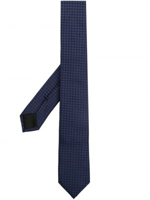 Cravată de mătase din jacard Givenchy albastru