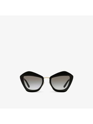 Солнцезащитные очки в ацетатной оправе-бабочке Miu Miu черный