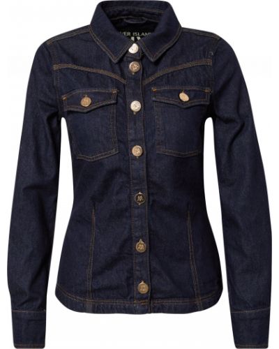 River Island Prechodná bunda  tmavomodrá