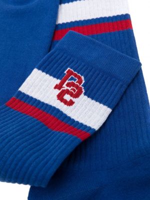 Ponožky s potiskem Dsquared2 modré