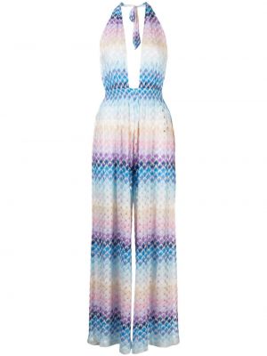 Overal relaxed fit Missoni modrý