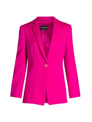 Шерстяной костюм Giorgio Armani розовый
