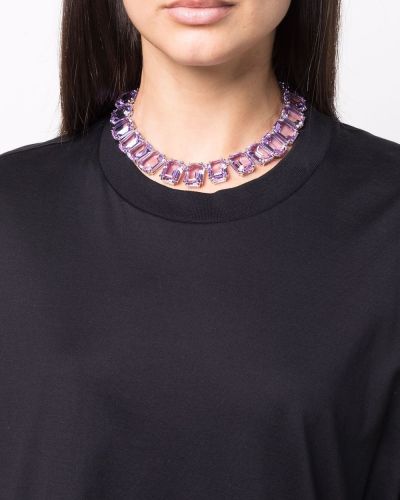 Collar de cristal Swarovski violeta