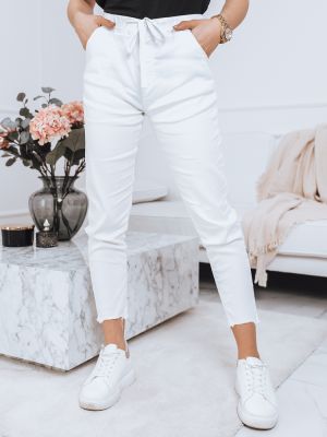 Klasické kalhoty Dstreet bílé