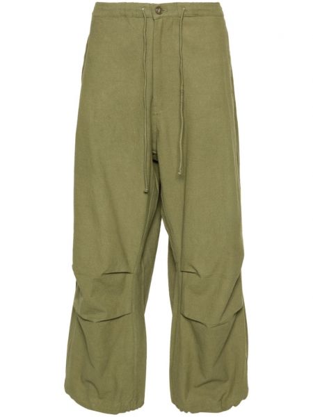 Spodnie relaxed fit Story Mfg. zielone