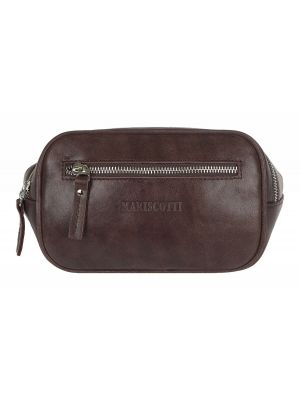 Поясная сумка Franchesco Mariscotti коричневая