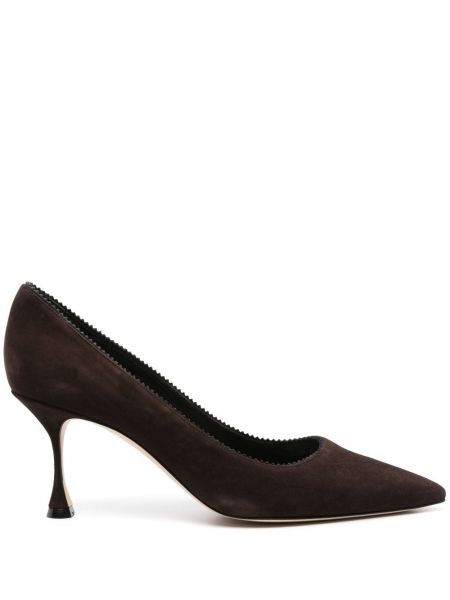 Pumps Manolo Blahnik brun