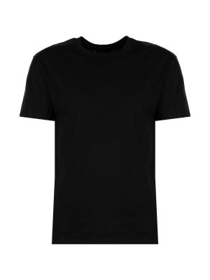 Tričko s krátkými rukávy s kulatým výstřihem Les Hommes černé
