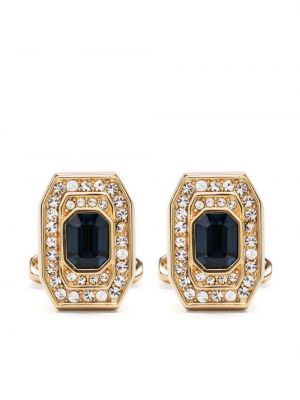 Gemelli da polso con cristalli Dolce & Gabbana oro