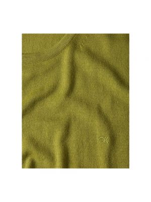 Suéter de lana Calvin Klein verde