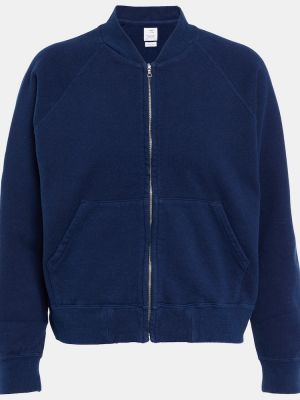 Sweter bawełniany Visvim niebieski