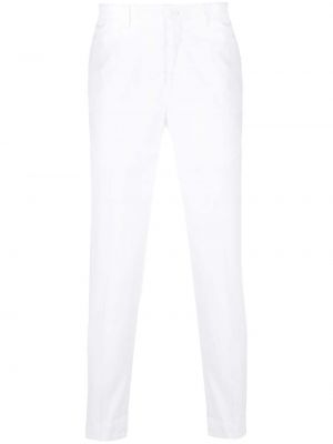Pantalones chinos slim fit Incotex blanco