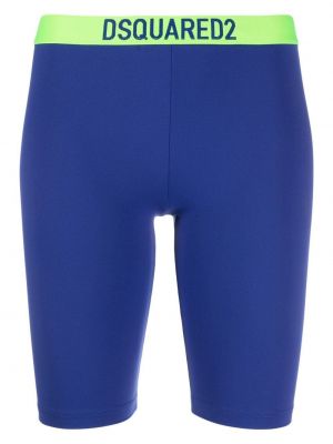 Pantaloni scurți pentru ciclism Dsquared2 albastru