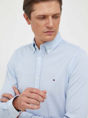 Pamučna košulja s gumbima slim fit Tommy Hilfiger