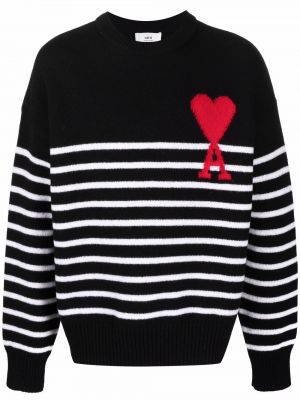 Пуловер Ami Paris черно