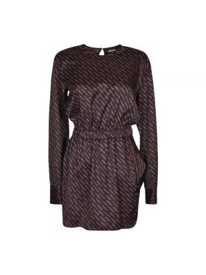 Sukienka mini Dsquared2 - Brązowy