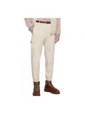 Spodnie Brunello Cucinelli białe