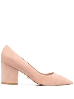 Semsket skinn pumps Stuart Weitzman rosa