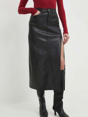 Maksi suknja Answear Lab crna