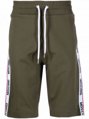 Stripete shorts Moschino grønn