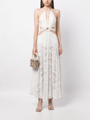 Průsvitné šaty Patbo bílé