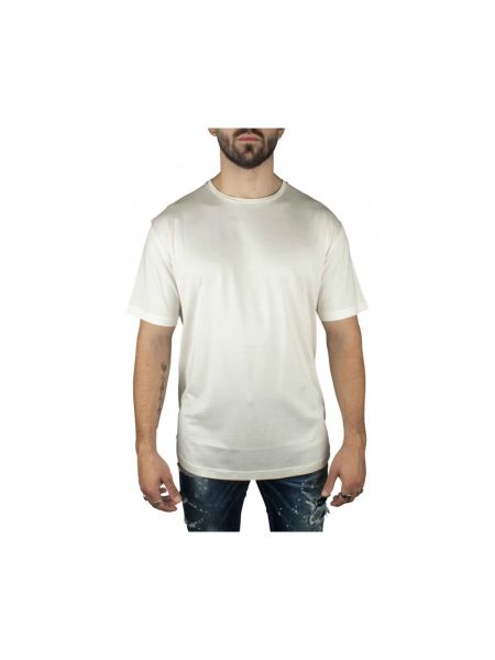 Camisa de seda roto de algodón Loro Piana blanco
