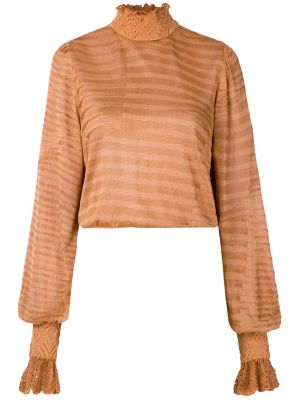 Плетена блуза Cecilia Prado оранжево