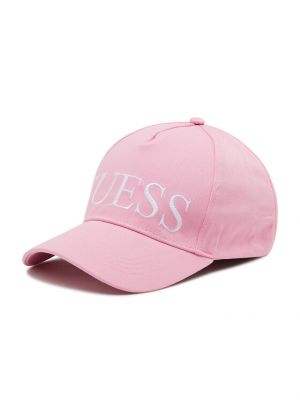 Kepurė su snapeliu Guess rožinė