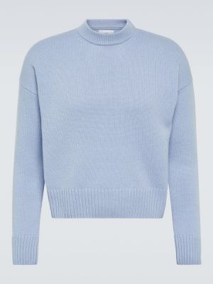 Kašmira vilnas džemperis Ami Paris zils