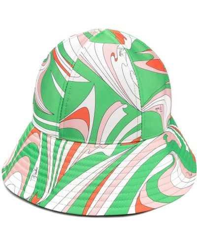 Sombrero con estampado Emilio Pucci verde