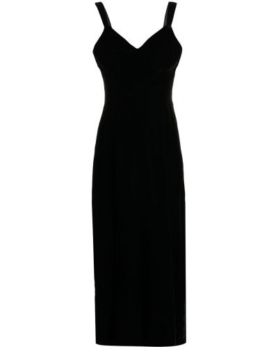 Приталенное платье с V-образным вырезом 12 Storeez, черное