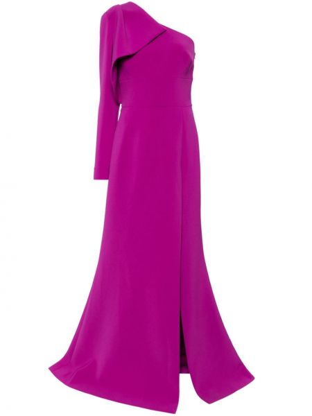 Robe de soirée asymétrique Elie Saab violet