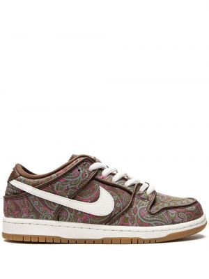 Sneakers paisley Nike Dunk καφέ